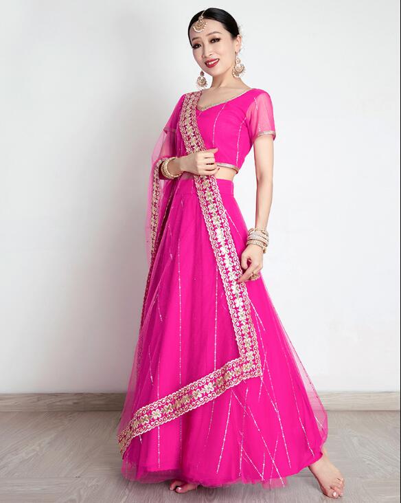 Saree Georgette Women - Ấn Độ Nữ Srê Thêu Georgette