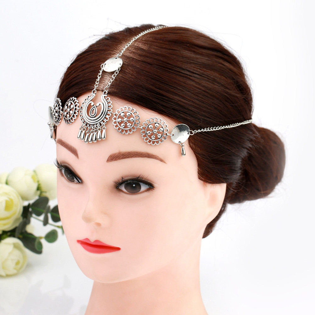 Ethnic Fashion Shoot - 2Pcs Ethnic Style Hair Band Retro