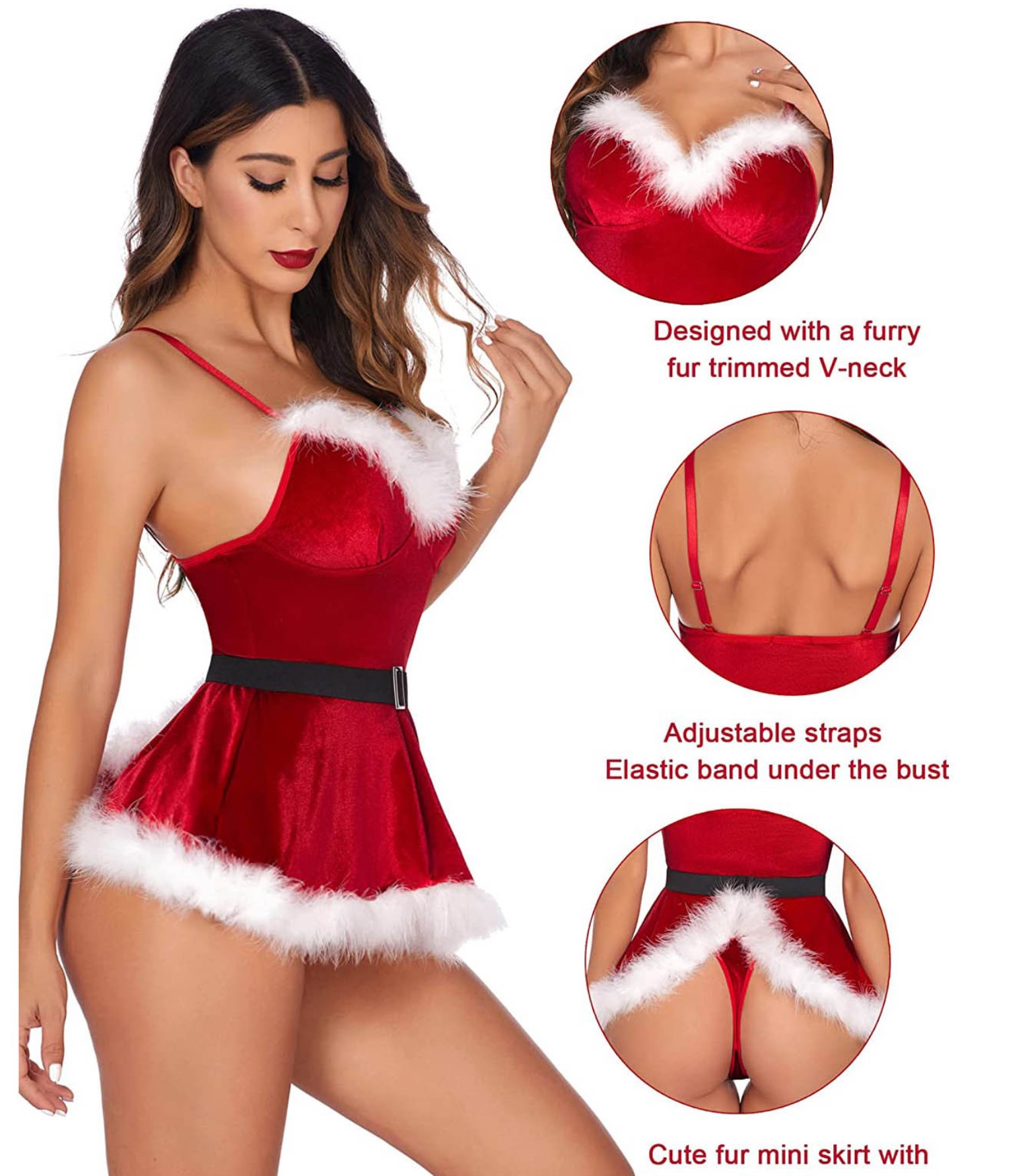 Women's Sexy Nightgown Santa C - đánh giá và giá Ethnic Outfit
