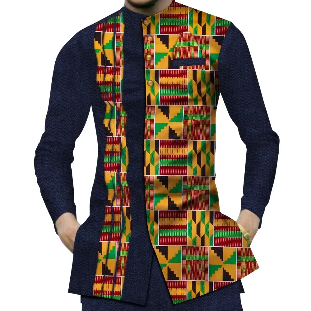 Casual 100% Cotton Mens Africa - đánh giá và giá Dashiki Shirt Men