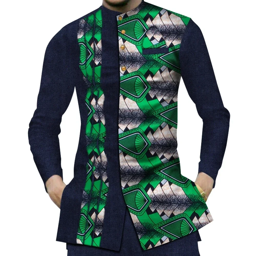 Casual 100% Cotton Mens Africa - đánh giá và giá Dashiki Shirt Men