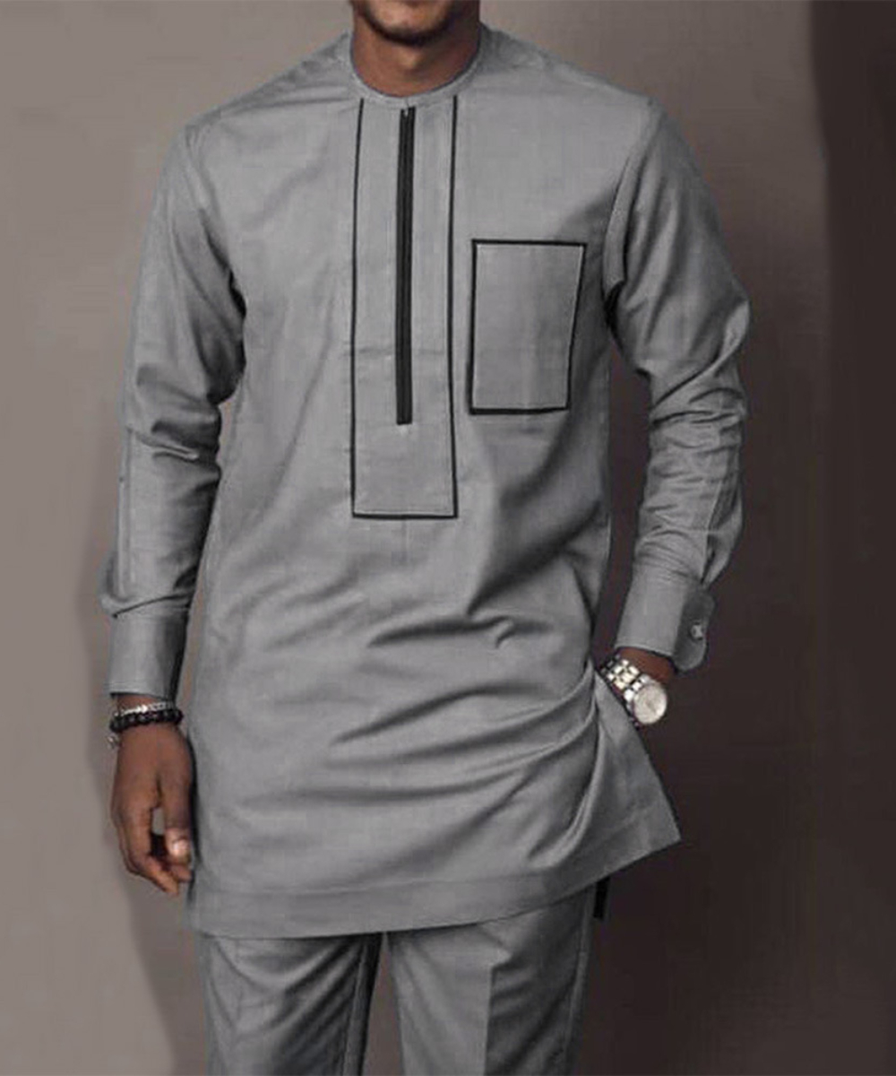 African Men 2024 Summer Suit L - đánh giá và giá Dashiki Shirt Men