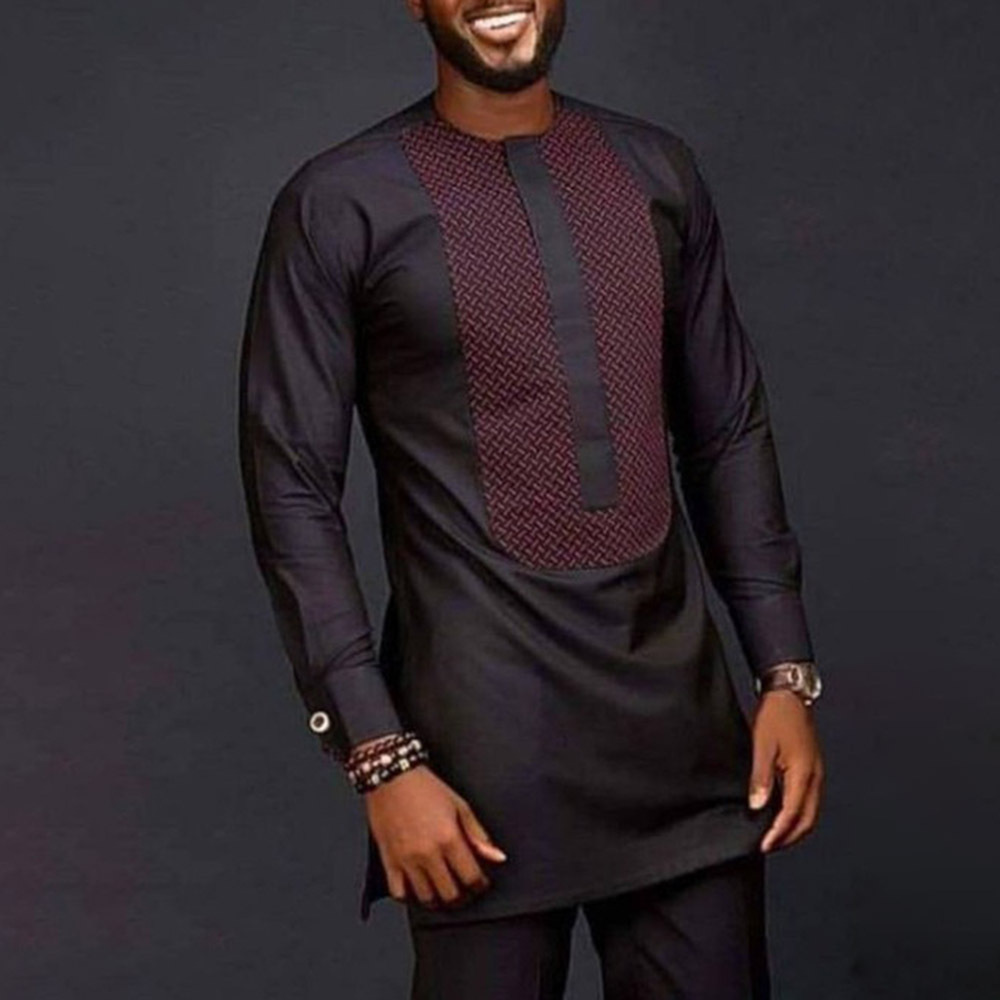 Men Shirts Simple Casual Shirt - đánh giá và giá Dashiki Shirt Men