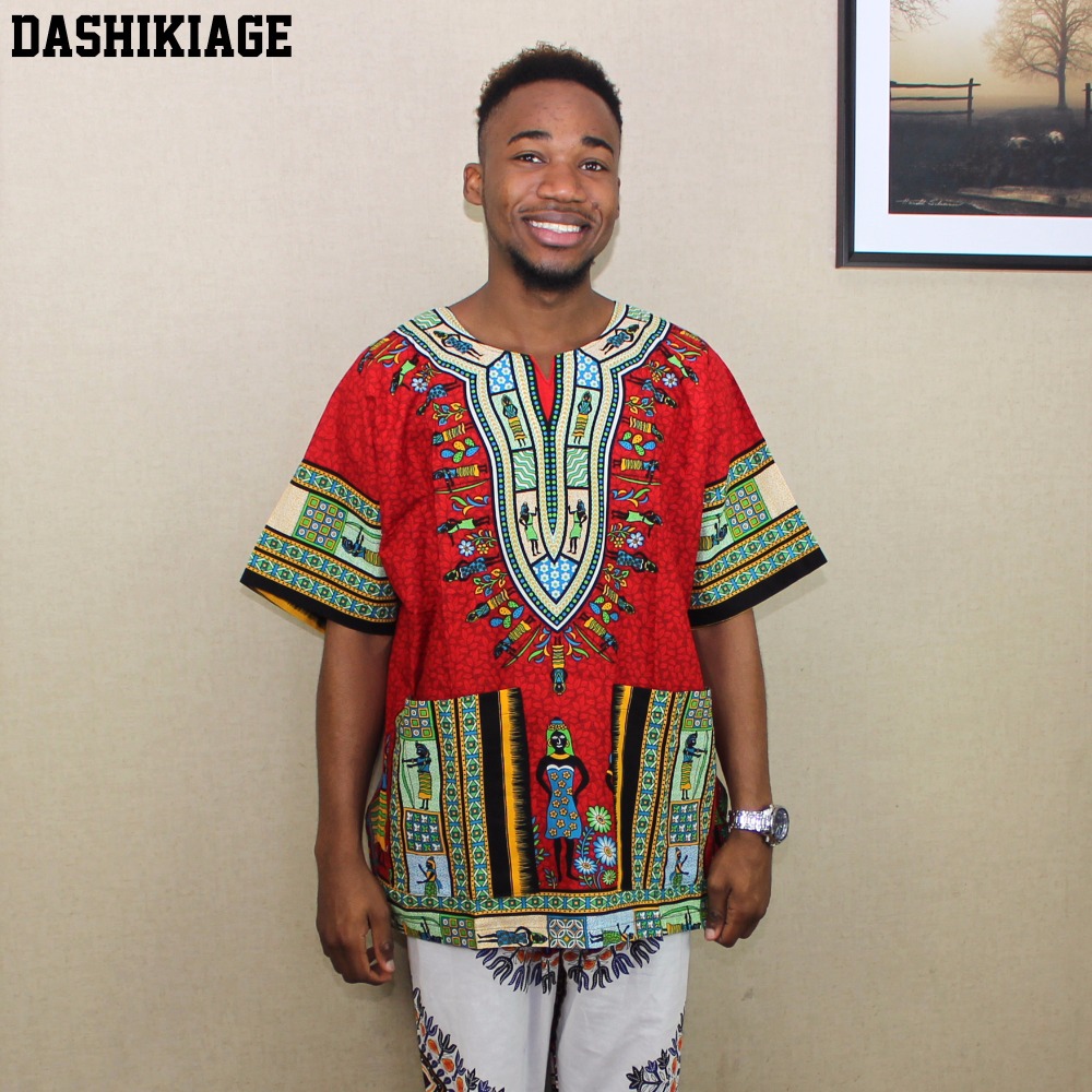 (Vận Chuyển Nhanh) 2016 Mới Nh - đánh giá và giá Dashiki Shirt Men