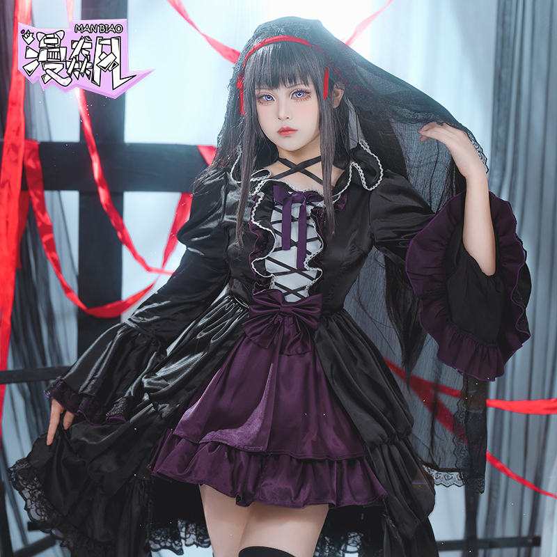 Akemi Homura Cosplay Costume P - đánh giá và giá Ethnic Outfit