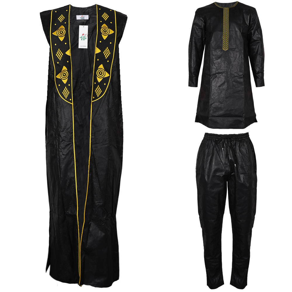 3 PCS Set African Clothes for  - đánh giá và giá Dashiki Shirt Men